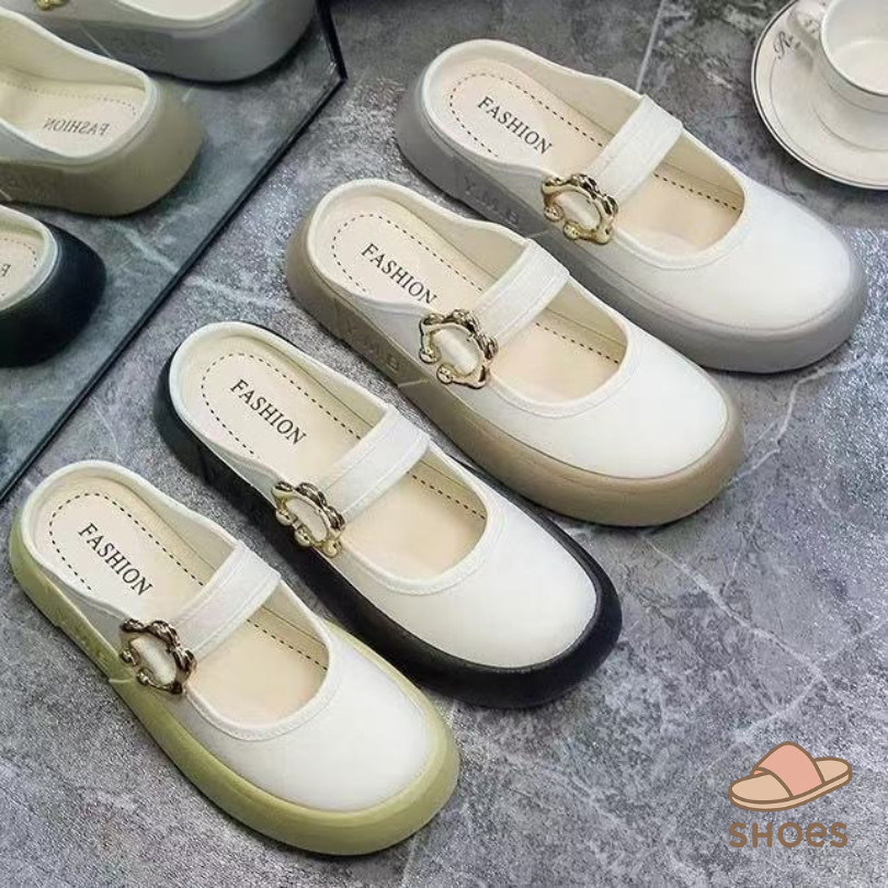 DZB HOME  รองเท้าสวมเปิดส้น พื้นนิ่ม ใส่สบาย งานหนังอย่างดี รองเท้าแฟชั่น ใส่ออกงานได้หลายโอกาส BB015 - รูปที่ 2