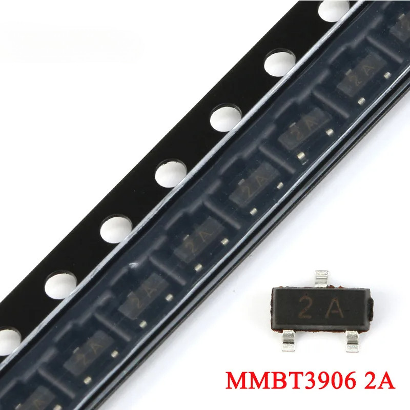 100 ชิ้น/ล็อต MMBT3906 2N3906 2A MMBT3906LT1G 3906 SOT-23 200mA 40V SMD Triod ทรานซิสเตอร์ใหม่เดิม