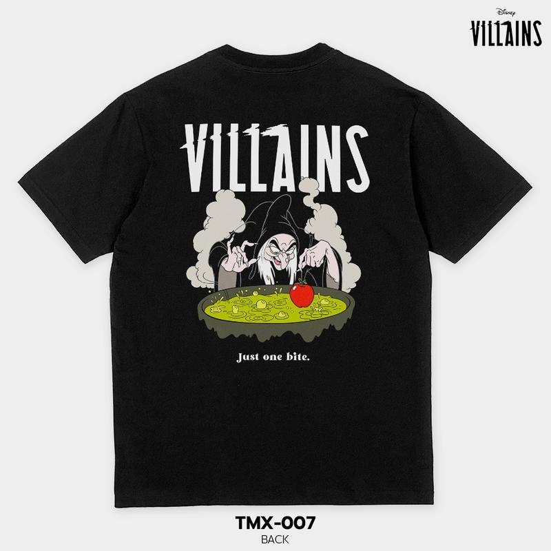 Power 7 Shop เสื้อยืดการ์ตูน "Villains" ลิขสิทธิ์แท้ DISNEY (TMX-007)