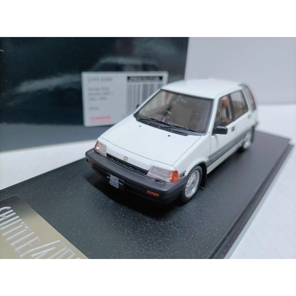 MARK43 1 43 Honda Civic Station Car Model Civic Shuttle 4WD J AR 1984 สีขาว