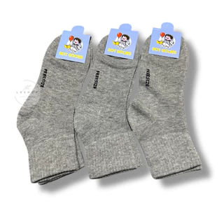 ถุงเท้าชาย ข้อกลาง Sotsocks ใส่ทำงาน ยกโหล12คู่ ขนาดฟรีไซส์(38-45) ผ้ายืด นิ่มใส่สบายจ้า