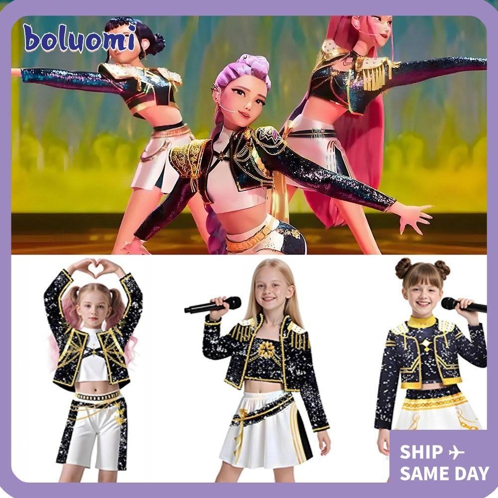 BOLUMI Demon Hunter Rumi And Mira K-Pop Fan Cosplay Costume