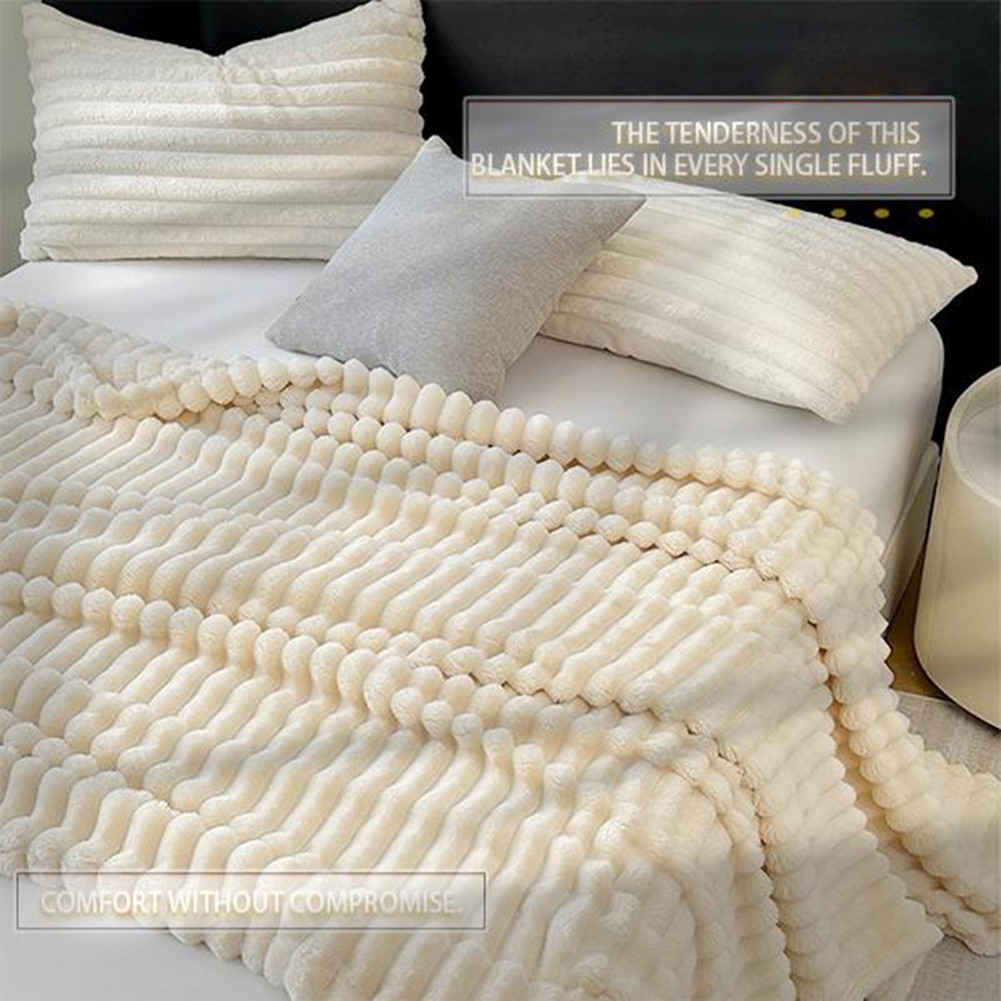 ผ้าห่มโยนตุ๊กตาอบอุ่นหรูหราน้ําหนักเบา Yet Warm, ผ้าห่ม Snuggle-companion ที่สมบูรณ์แบบทุกฤดูกาล Snu