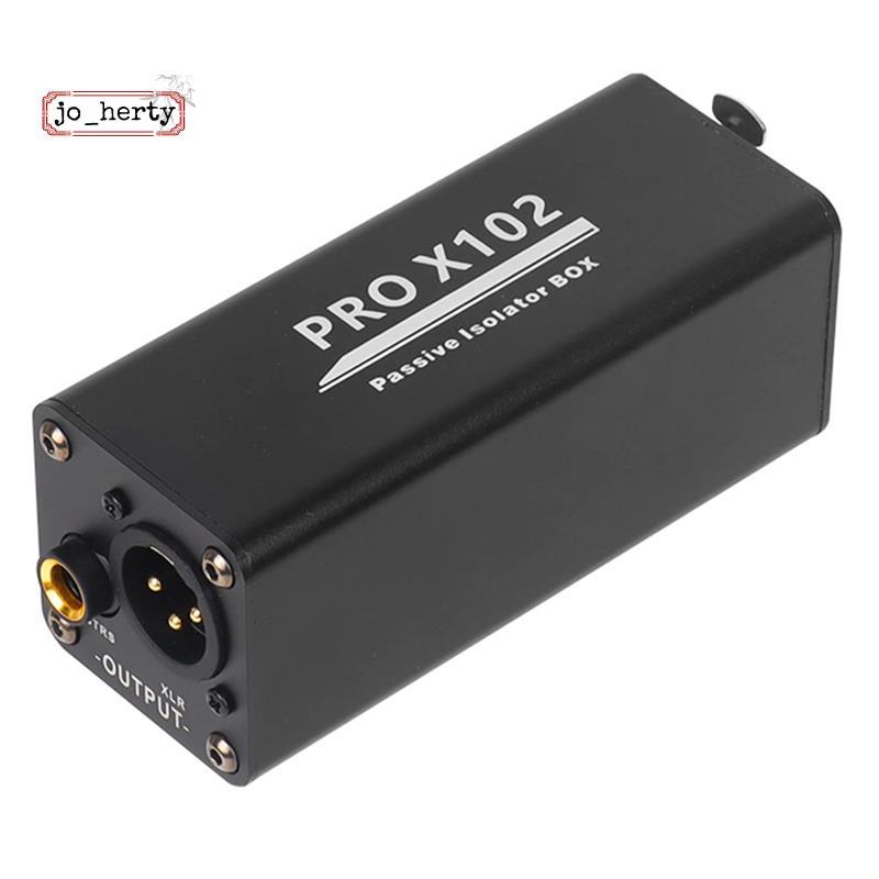 [Promote J]Audio Isolator ลดเสียงรบกวน DI Ground Box 6.35 to Cannon สเตอริโอกีตาร์ไฟฟ้าการเกษตรการกํ