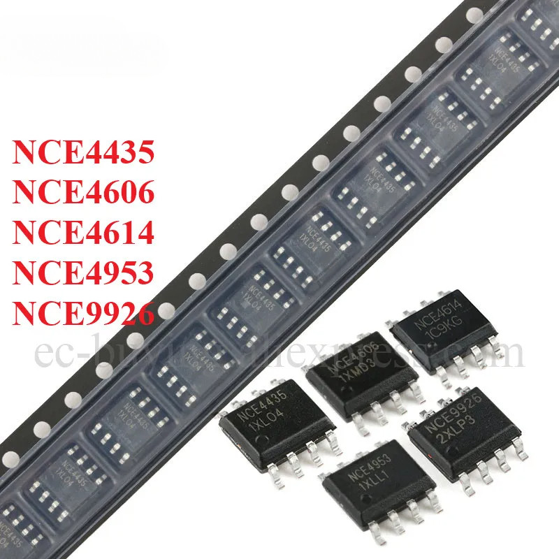 10pcs NCE4435 NCE4606 NCE4614 NCE4953 NCE9926 SOP-8 NCE 4435 4606 4614 4953 9926 SOP8 P/N-channel MOS Field-effect ทรานซิสเตอร์ IC