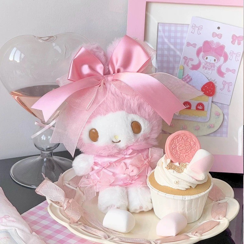 Sanrio 50Th Anniversary Bowknot My Melody Plushie ของเล่นน่ารัก Melody พวงกุญแจตุ๊กตากระเป๋าจี้เด็กของขวัญ ราคา ถูกที่สุด ดีลบีเคเค แกลเลอรีภาพที่ 2
