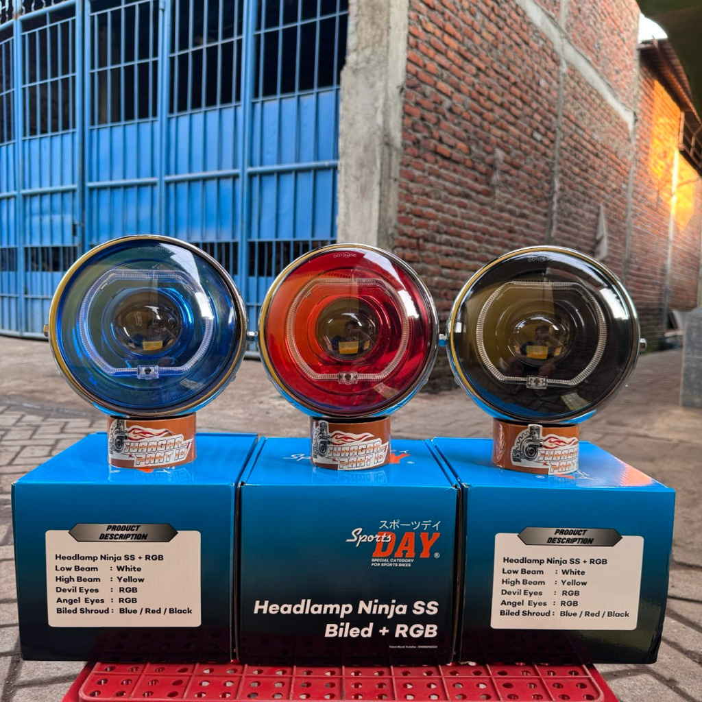 BILED NINJA SS R SET BATOK NINJA SHROUND RGB DEVIL RGB SPORT DAY