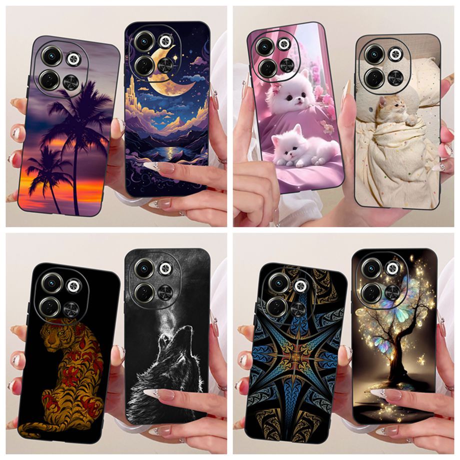 สําหรับ Tecno Pova 6 Neo 5Gกรณีหรูหราทาสีซิลิโคนอ่อนนุ่มเคสโทรศัพท์สําหรับTecno Pova 6Neo 5G Burber 