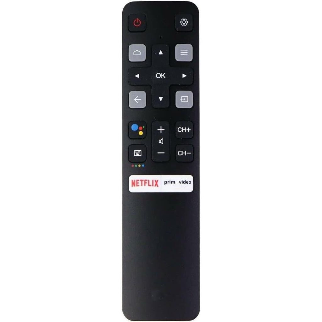 Universal Remote RC802V FNR2 Fit สําหรับ TCL Android 4K สมาร์ททีวี 40S334 50S434 55S434 75S434 40S33