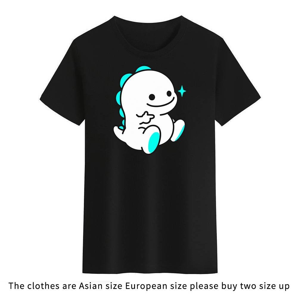 เสื้อยืดBigo Live Unisex คอกลม สีดำสีขาว เสื้อท็อปส์แฟชั่น