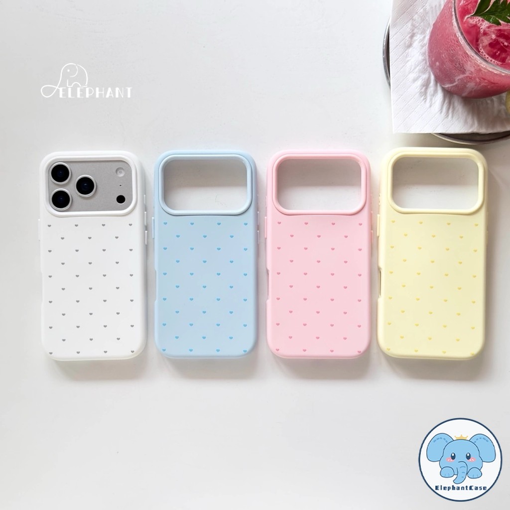 สำหรับIPhone 17 Air 13 15 11 16 12 14 Pro Max XR X XS Max 7 16 8 15 Plusเคสซิลิโคนลายหนังลายหัวใจสีสันสดใสทันสมัย