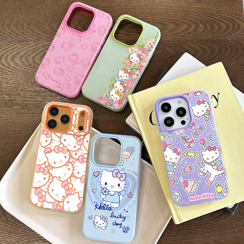 น่ารัก Hello Kitty 2 IN 1 สําหรับ Huawei 400 Lite Pro 90 Lite X7B X9B Honor400 Honor90 5G โทรศัพท์มื