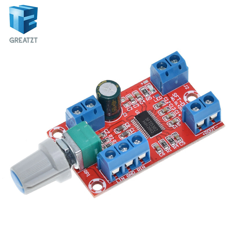 SFT-D302 เพาเวอร์แอมป์ดิจิตอลS บอร์ดแรงดันไฟฟ้ากว้าง 12V โมดูลเครื่องขยายเสียง 30Wx2 ขนาดเล็ก high-p