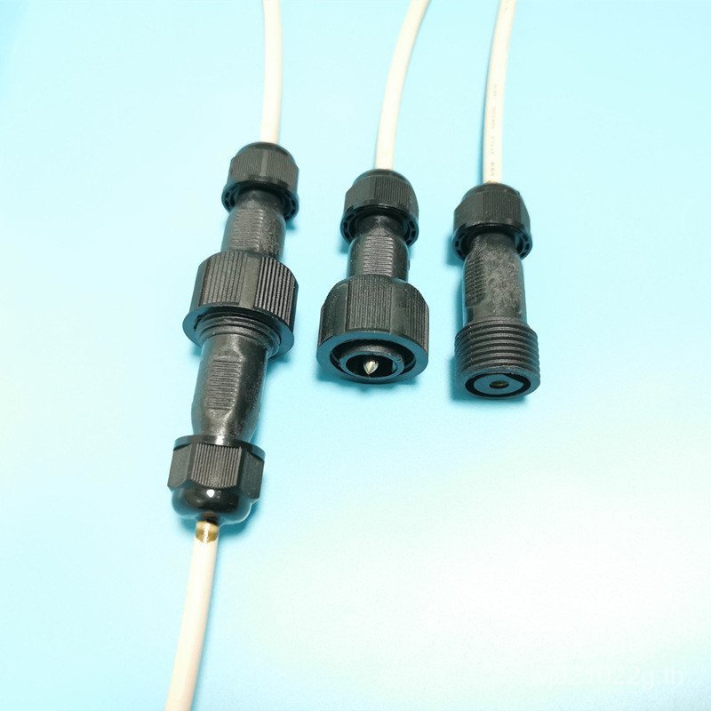 Sheath 40KVDC Single Core กันน้ําแรงดันสูงสาย Crimping Line AWG Single Core Connector Line สีดําแรงด