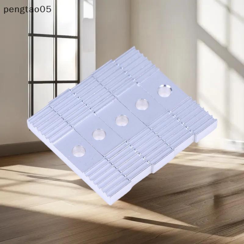 [pengtao05] 2/5 ชิ้น Reprap DIY 2GT/S2M Timing Belt Fixing ชิ้นอลูมิเนียมฟัน Pitch Clamp คลิปคงที่ C