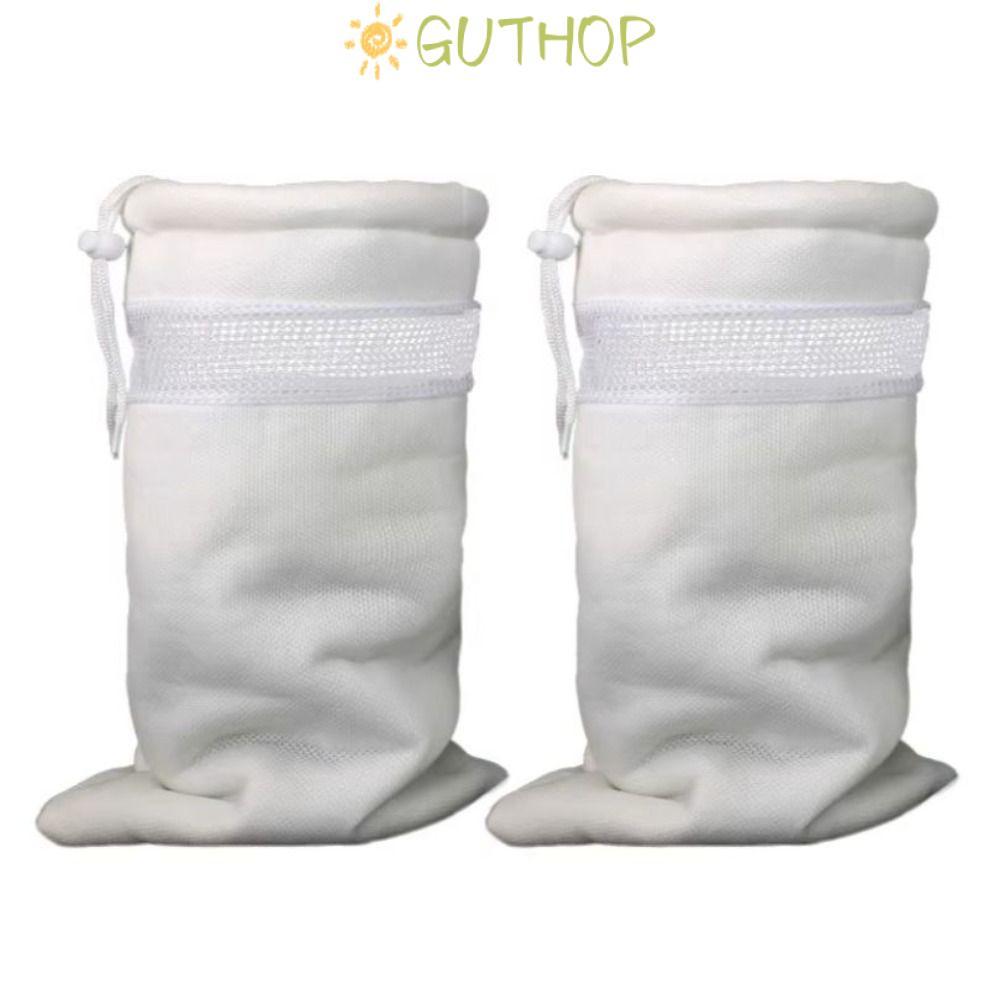 กุตฮอป ถุงป้องกันการไหลเกิน, ถุงกรองตู้ปลาล้างทําความสะอาดได้แบบใช้ซ้ําได้, ความหนาแน่นสูงหนาป้องกันน้ําล้นตู้ปลากรองน้ําออกกรองด้านล่างป
