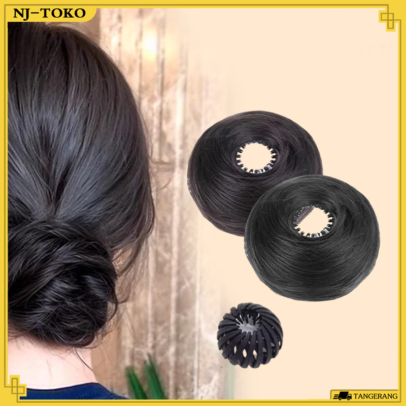 กิ๊บติดผมหางม้าแบบปรับได้ Universal ผู้หญิงปลอมผม Bun คลิปสําหรับ Coser คอสเพลย์ Street การถ่ายภาพสั
