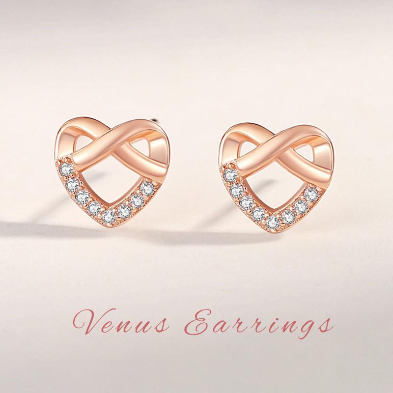 Venus Earrings ต่างหูเงินแท้ S925 [MERCELO]
