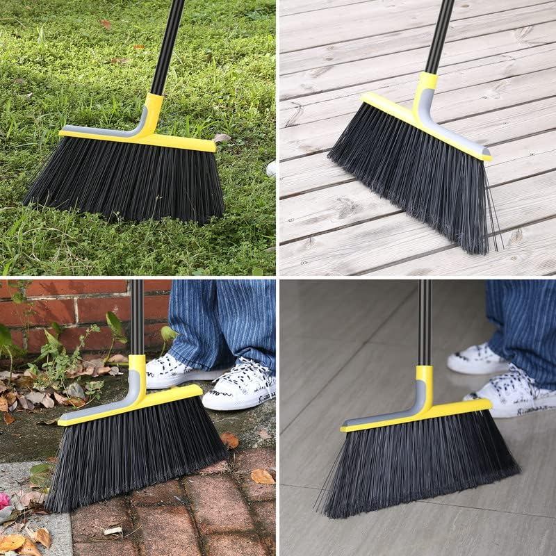 KeFanta Outdoor Broom for Floor Cleaning,58" Heavy-Duty Commercial Broom for Sweeping Concrete Court