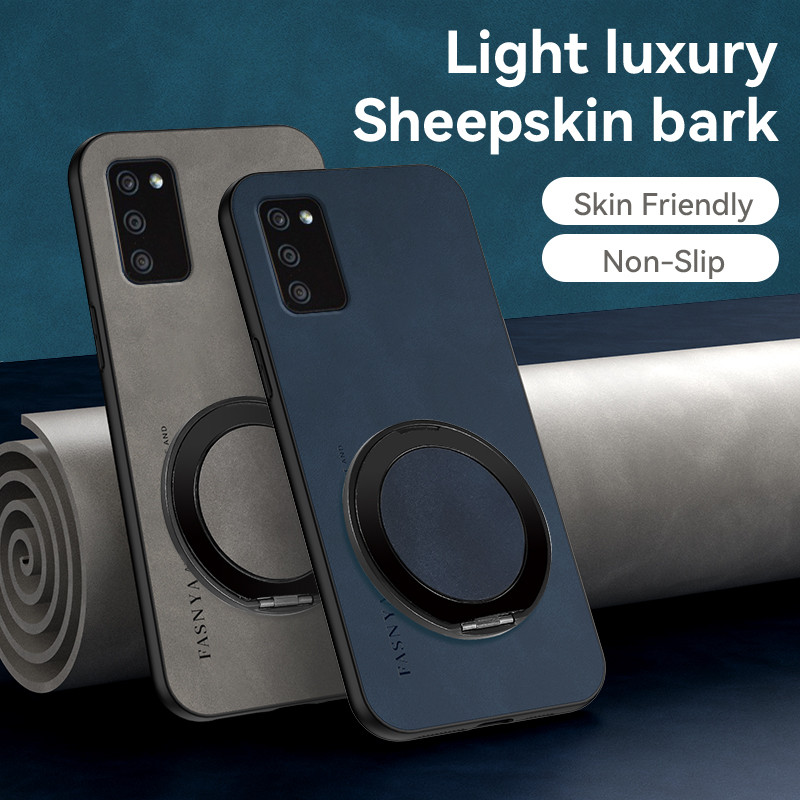 Samsung A02S SM-A025F SM-A025F/DS SM-A025G SM-A025G/DS SM-A025M SM-A025M/DS A03S ปลอกโลหะหมุนแม่เหล็