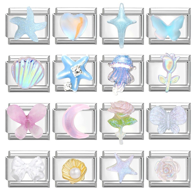 สร้อยข้อมือสไตล์อิตาเลี่ยน โทนสีสวยงาม ออกแบบเอง เครื่องประดับสร้างสรรค์