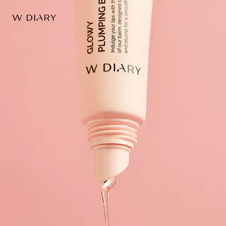 W diary Glowy Plumping Balm 10g ดับบลิว ไดอารี่ ลิปบาล์มบำรุงริมฝีปาก.