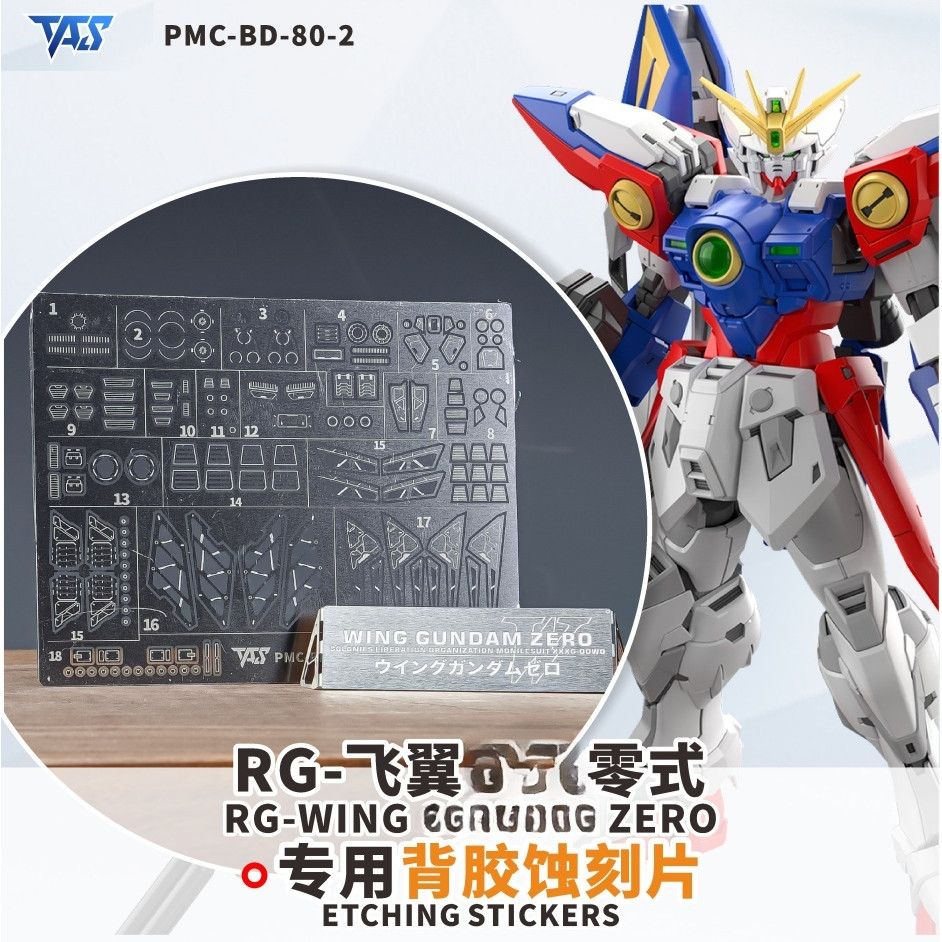 TAS RG43 RG 1/144 WING ZERO Etching Parts (ไม่รวมชุด)