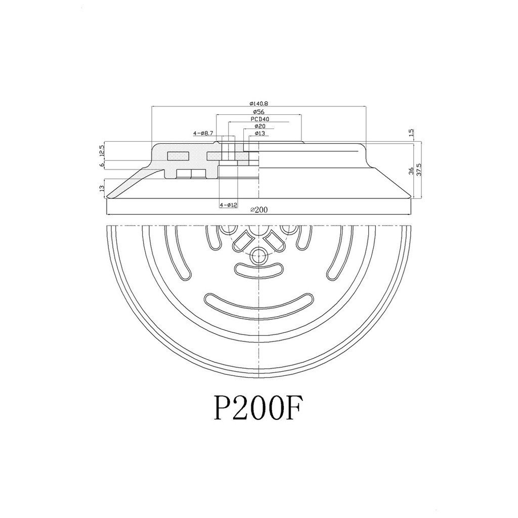 ,,, Wei Shanghai Division, ถ้วยดูดสูญญากาศ P200FN มีจําหน่ายขนาดเดียวกัน MBUY