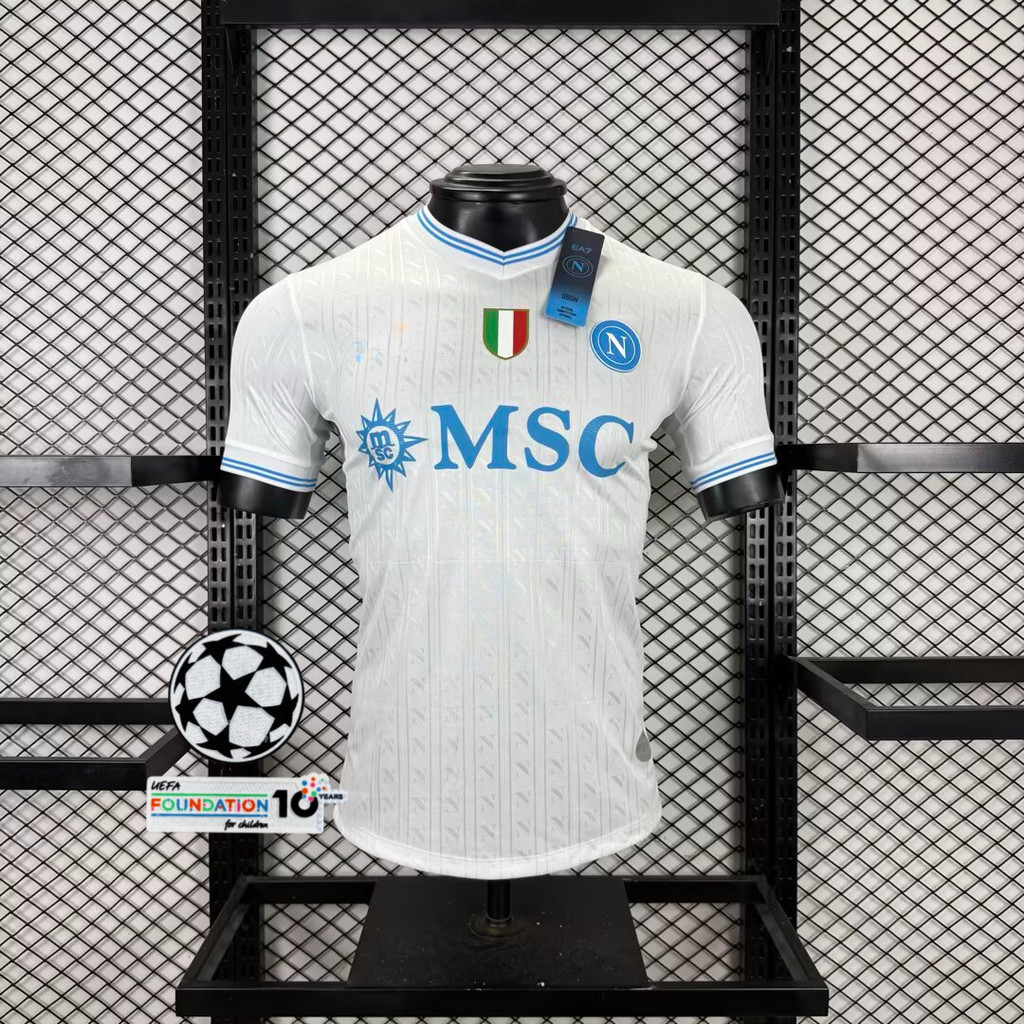 25/26 | นาโปลี ห่างออกไป | เสื้อเจอร์ซีย์ฉบับนักเตะ S-4XL DE BRUYNE UEFA Champions League