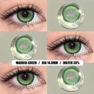Eyeshare คอนแทคเลนส์ MADRID ซีรีย์คอสเพลย์ สีแดง/ม่วง/สีฟ้า/สีเขียว/สีเหลือง คอนแทคเลนส์ 2 ชิ้น ใช้ได้หนึ่งปี