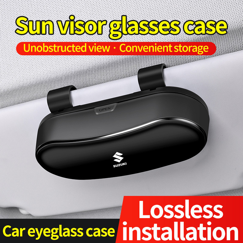 กล่องใส่แว่นตา Suzuki sx4, swift, VITARA คลิปบังแดดรถยนต์ กล่องเก็บแว่นตา กรอบแว่นตาป้องกัน