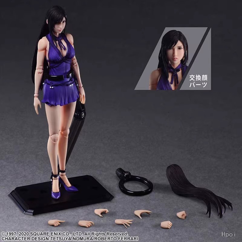 [คลังสินค้าพร้อม] ของแท้ Starkwell Pa Change Final Fantasy FF7 Remake Version Tifa Dress Cheongsam V