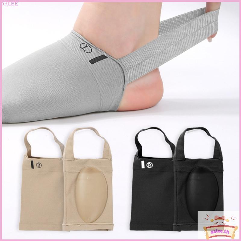 DALE Arch Support Compression Sleeves Cushioned Arch Support Brace Gel Pads สําหรับปวดเท้าแบนบรรเทา 