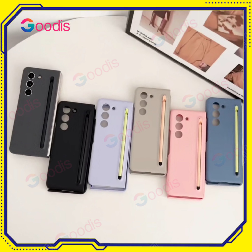 ฝาครอบโทรศัพท์ป้องกัน Samsung Galaxy Z Fold5 6 7 Case ฝาครอบป้องกันกระจกหน้าจอแบบรวมทุกอย่างพร้อมช่องเสียบปากกาPen HDcap