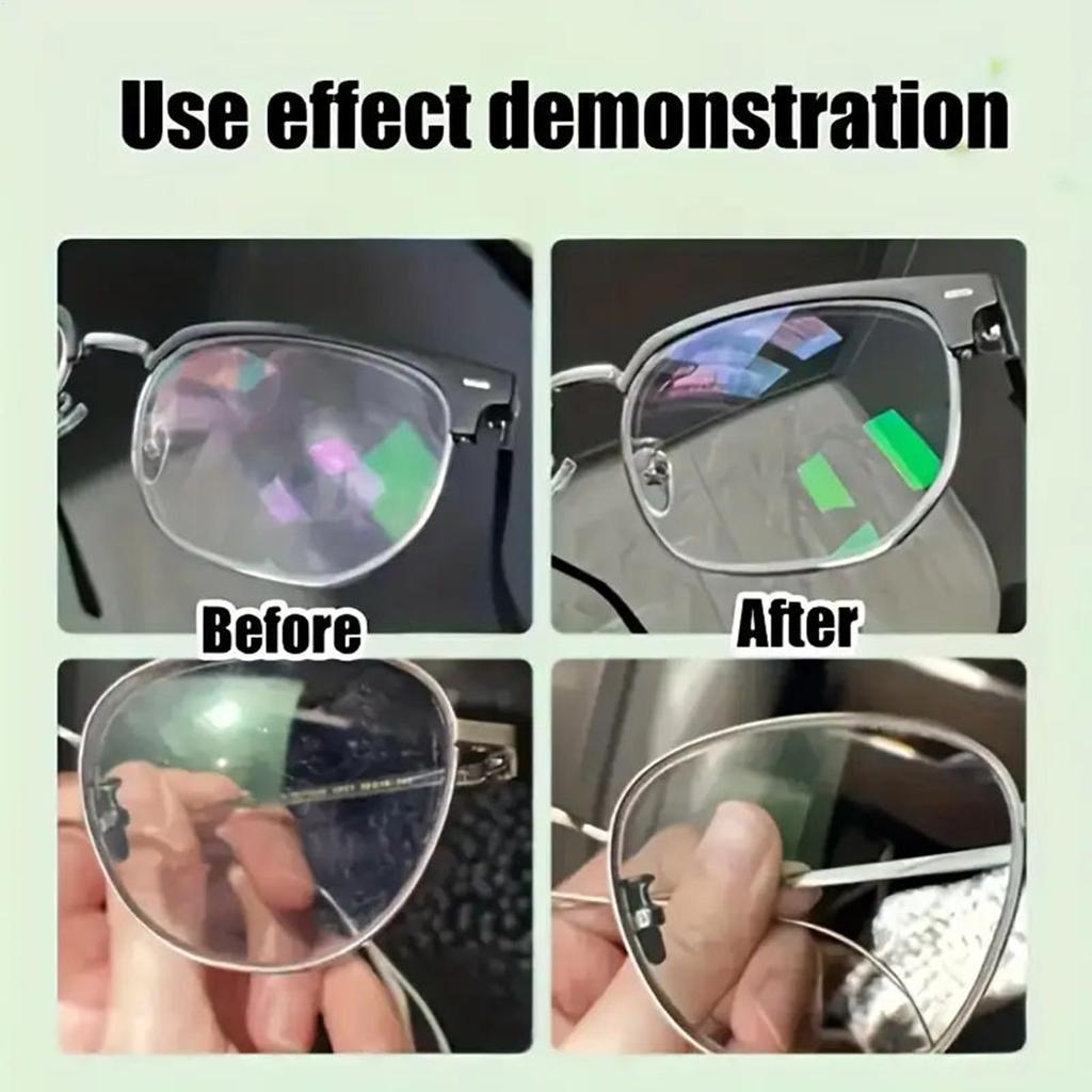 แว่นตา Scratch Remover 30g ชุดซ่อมเลนส์แบบพกพาเครื่องมือกําจัดรอยขีดข่วนสําหรับแว่นตา Home School Office Travel yaenith - รูปที่ 4