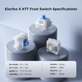 คีย์บอร์ดเชิงกล ELECFOX LUMI 101 98%, สามโหมด (แบบมีสาย/บลูทูธ/2.4G), แบบถอดเปลี่ยนได้, ไฟแบ็คไลท์ RGB, แถบไฟด้านข้าง, รองรับ VIA, การออกแบบลูกบิด