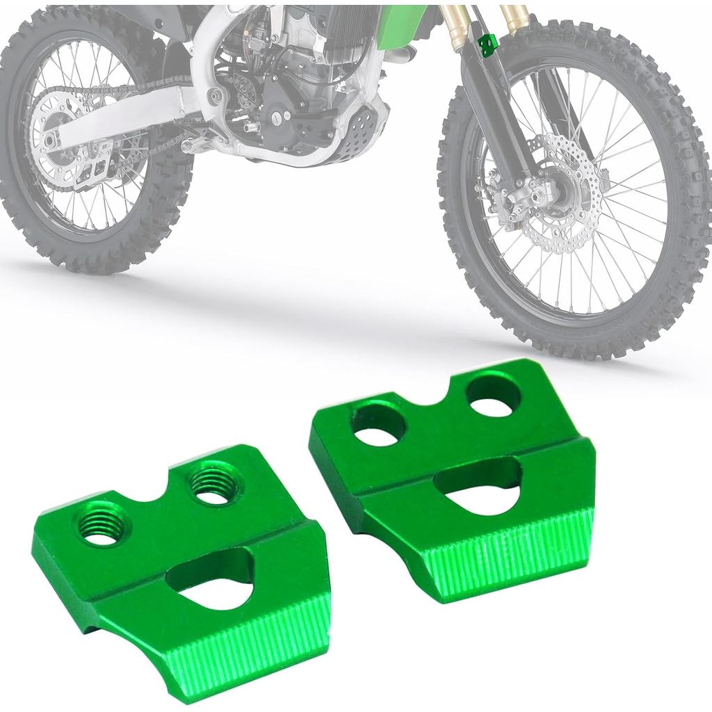 CNC Dirt Bike เบรคท่อ Clamp Bracket สําหรับ KX65 00-21 KX80/85/100 89-21 KX250/450 19-21 KX250F 04-1