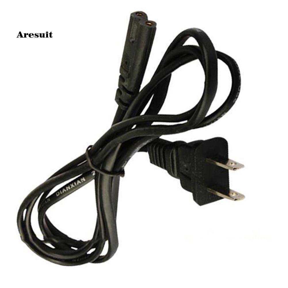 [Aresuit] 5ft US Plug 2-Prong Figure 8 AC Power Cord Adapter Cable for Sony PS2 PS3 Laptop