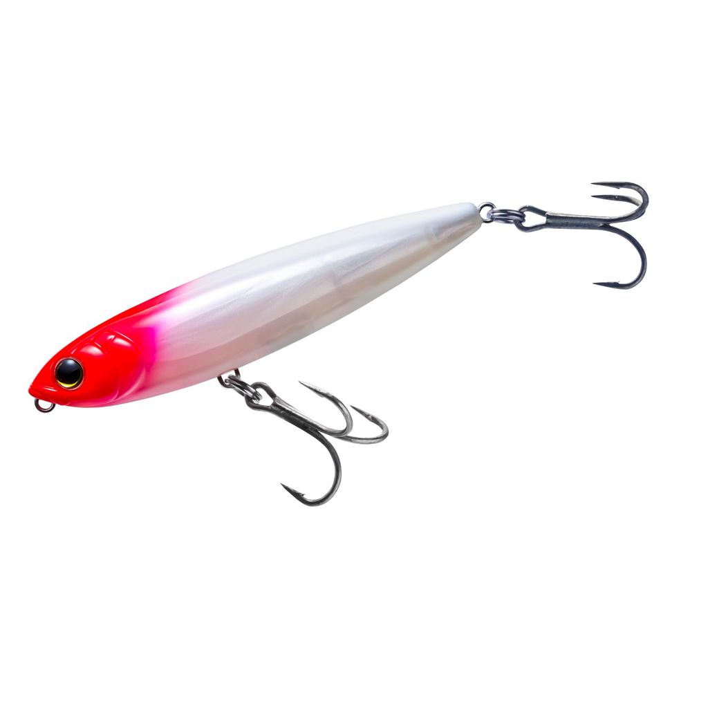 YO-ZURI Salt Lure 3D Inshore Topknock Pencil 100mm Color: Pearl Red Head