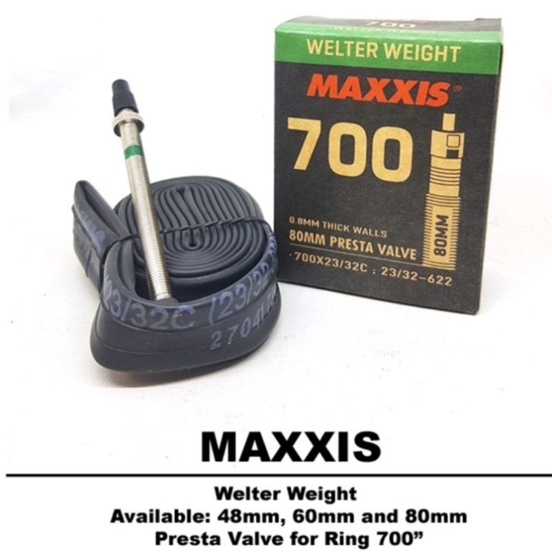 MAXXIS 700c ยางในสําหรับ Roadbike Fixie 700 x 23 - 32C วาล์ว Presta