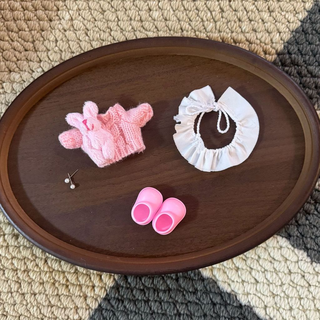 สําหรับ CRYBABY Vacation Mode On เสื้อกันหนาวชุดรองเท้าสําหรับร้องไห้เด็ก labubu 17 ซม. ชุดตุ๊กตาอุปกรณ์เสริม - รูปที่ 4