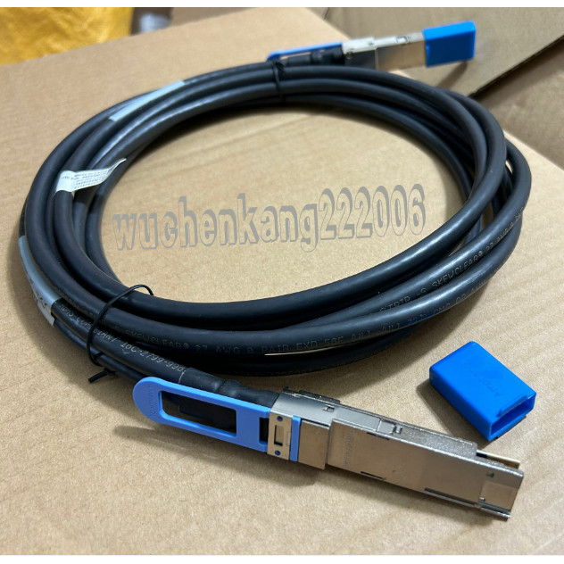 Ampino 2.5M QDD-400G-DAC QSFP-DD Passive Cable เข้ากันได้กับ Huawei ZTE