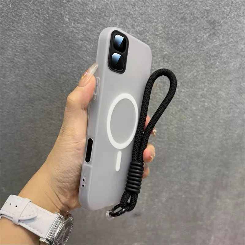 สําหรับ Infinix GT 30 50 Pro 5G เคสโทรศัพท์ Jelly รุ่นที่สองบางแม่เหล็กกรณีสีทึบ 2-in-1 ปลอก