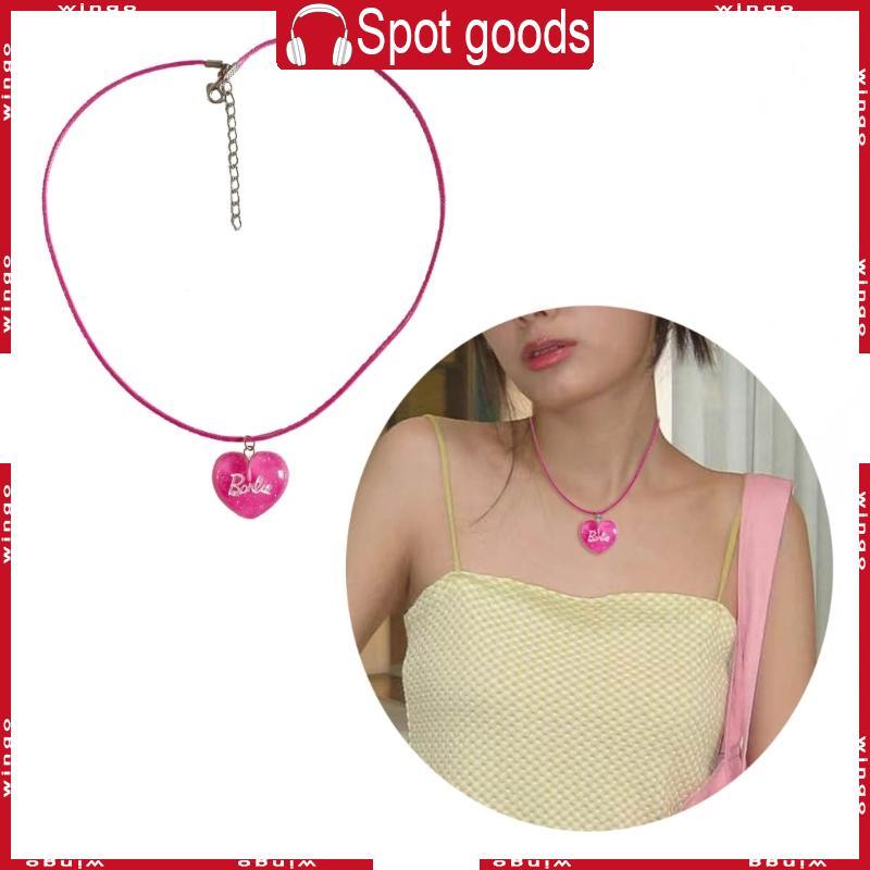 สร้อยคอจี้หัวใจแบบดั๊nte Y2K Princess พร้อมลูกอมเจลลี่ charm