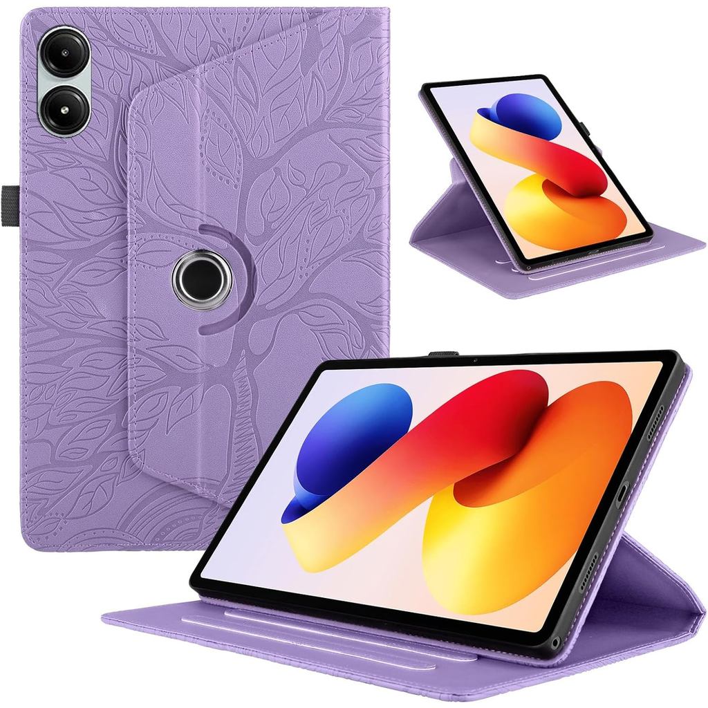 สําหรับ Xiaomi Poco Pad M1 2025 Redmi Pad 2 Pro 12.1 นิ้ว (2025) Tree of Life นูนกรณีพับกรณีแท็บเล็ต