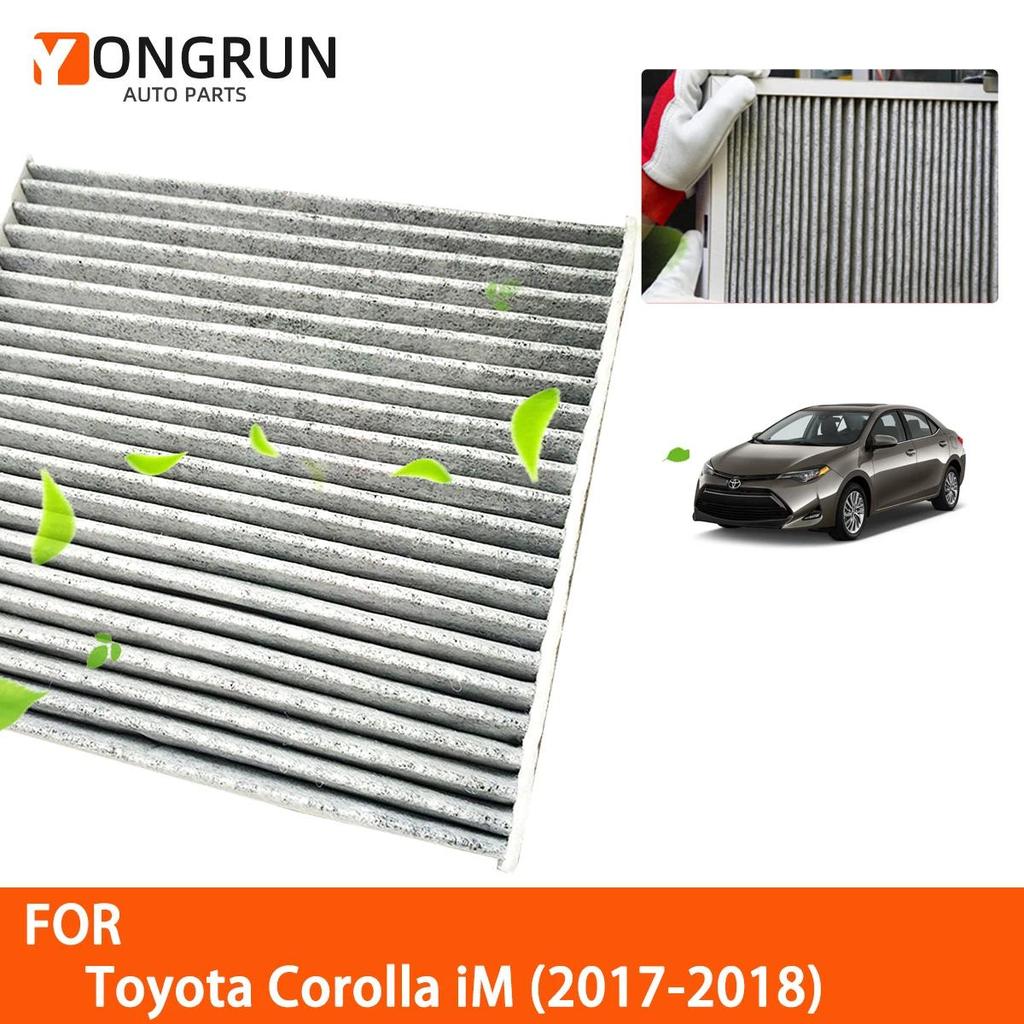 รถ Cabin Air Filter สําหรับ Toyota Corolla iM 2017-2018 Auto Filters คาร์บอนไฟเบอร์ 87139-02020 8713