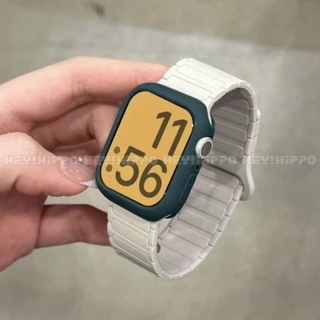 Oxford Pink Starlight Color blocked Strap เหมาะสําหรับ IWatch 49/46/45/44/42/41/40/38mm Loop Magnetic Strap เหมาะสําหรับ Smart Watch 11/SE 3/10/9/8/7/5/Ultra