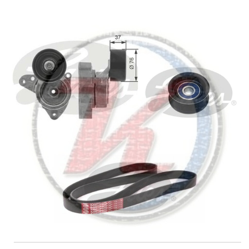 ชุดสายพานหน้าเครื่อง HONDA CR-V Gen4 G4 RM 2.4 2012- K24A K24Z K24Y 2.4 1685MM