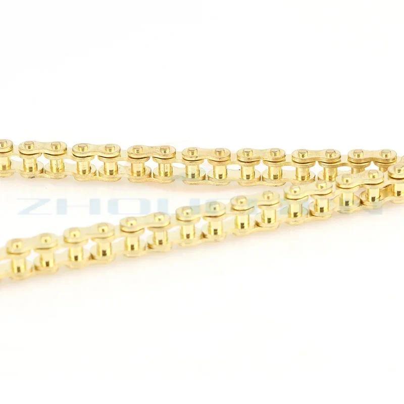 เครื่องยนต์รถจักรยานยนต์มอเตอร์ Starter Chain 25H 66 Links สําหรับ 62 มม.Bore ZongShen ZS 190cc Z190