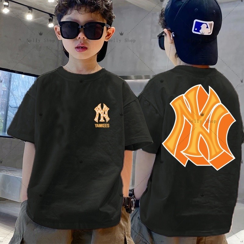 220G เสื้อยืดผ้าฝ้าย 100% NELLY baju budak เสื้อยืดคอกลม unisex ขนาด 2/3 ถึง 12/13 2025 เสื้อยืดเด็ก